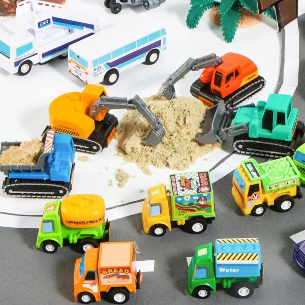 Pull Back Cars and Trucks Toy - Image 3
