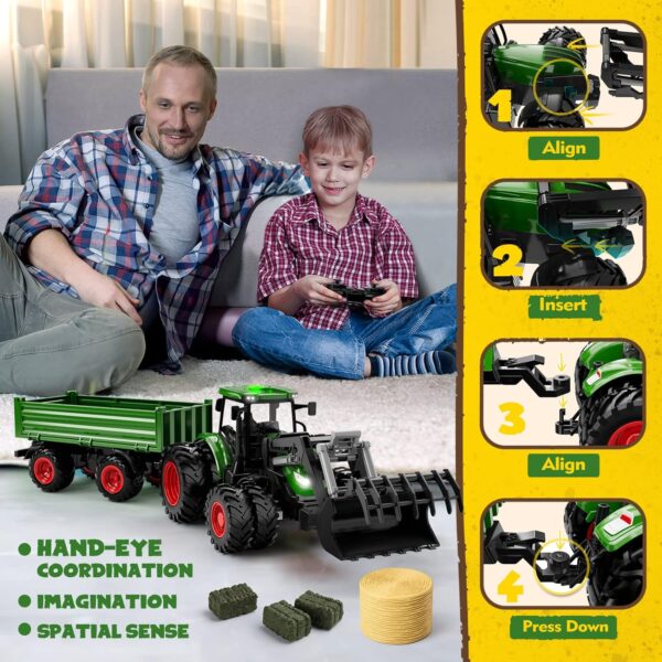 Remote Control Tractor Toy - Image 3