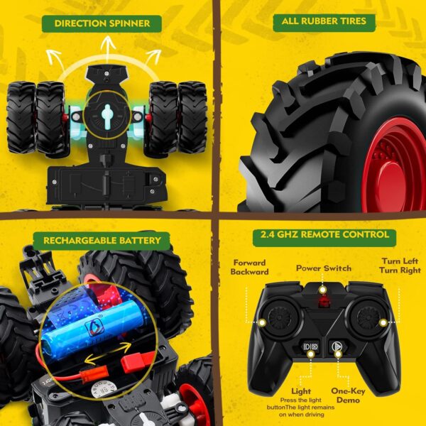 Remote Control Tractor Toy - Image 5