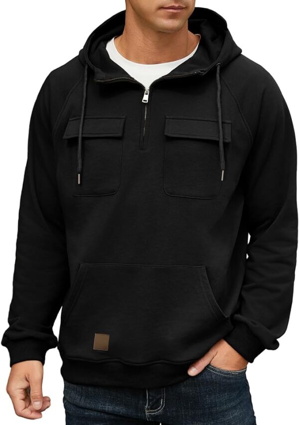 Men's Cargo Zip Sweatshirts