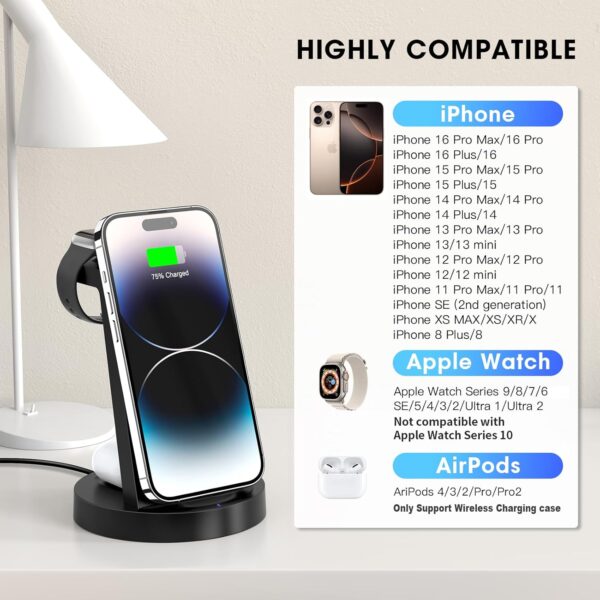 3 in 1 Charging Station for iPhone - Image 3