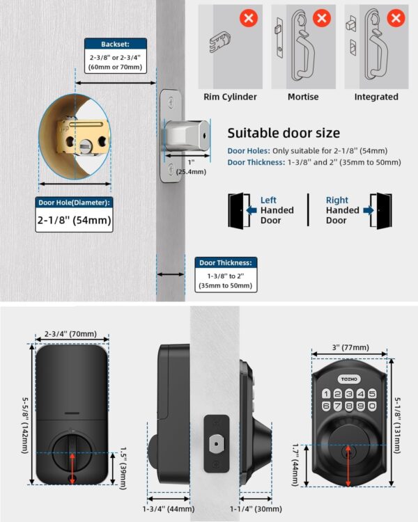 Keyless Entry Door Lock - Image 2